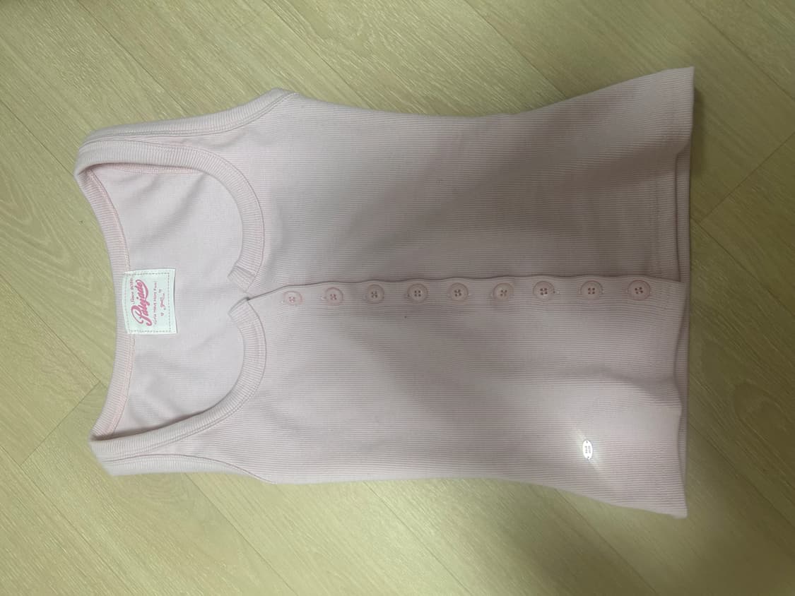 페일제이드 버튼 슬리브리스 탑 Button Sleeveless Top 상품이미지2