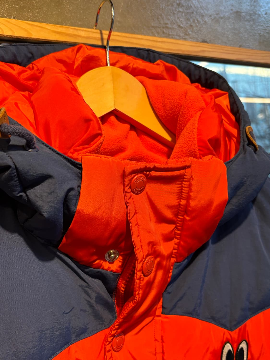 팬콧 오렌지 숏 패딩베스트 L 상품이미지4