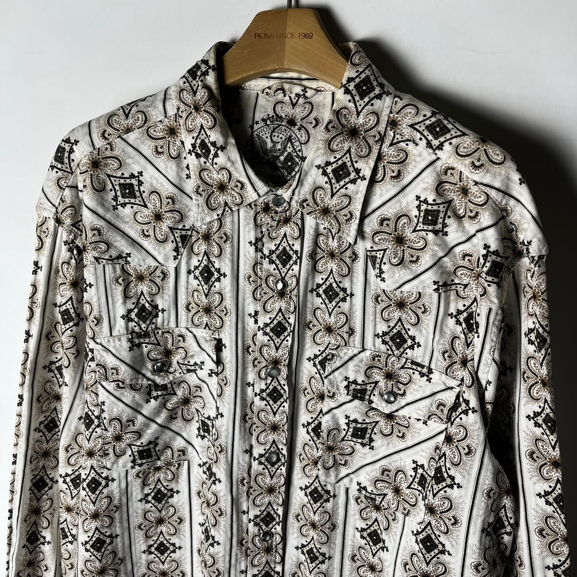 [JPN] 빈티지 재팬 패턴 웨스턴셔츠 상품이미지2