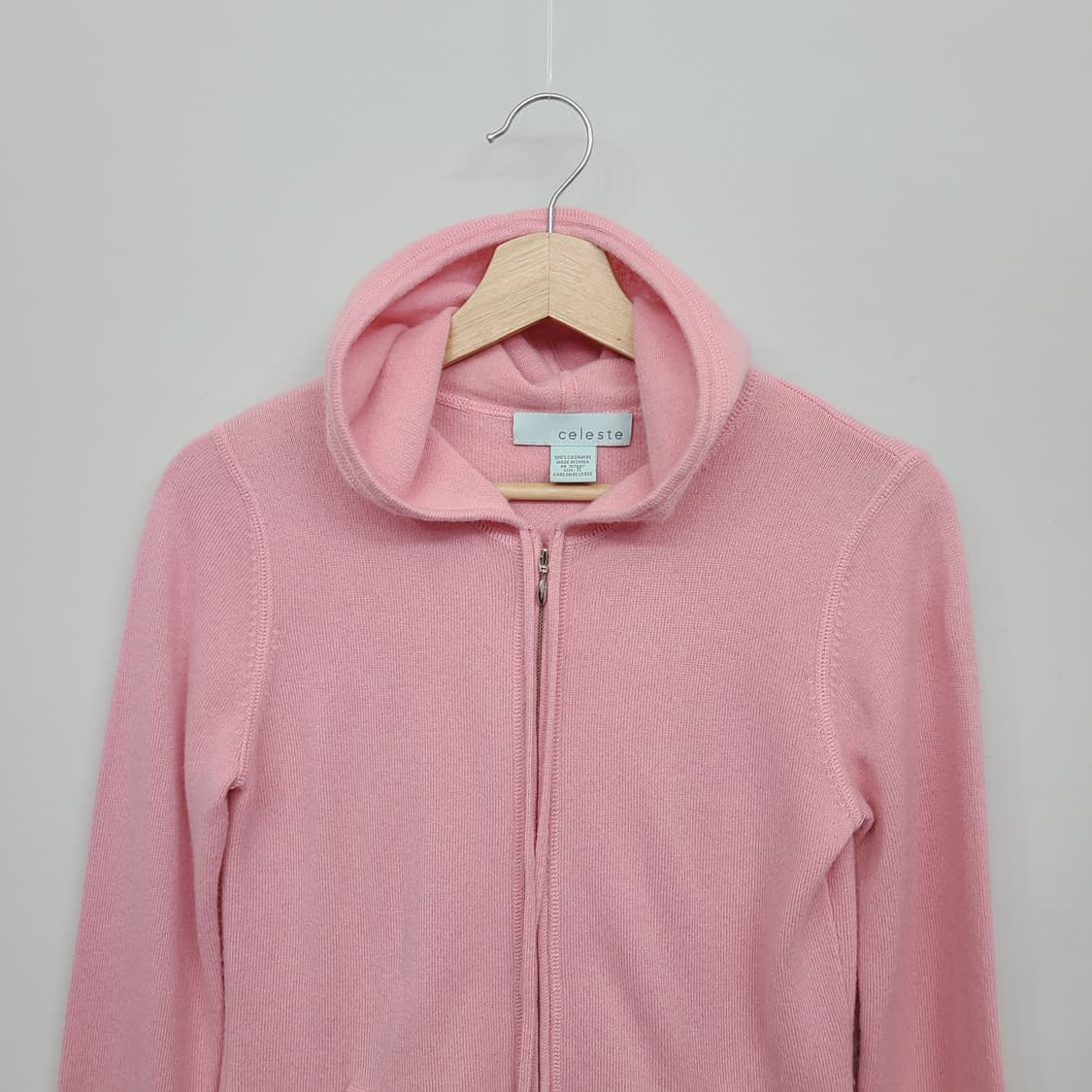 셀레스테(Celeste) 캐시미어 100% 후드 집업 S 상품이미지3