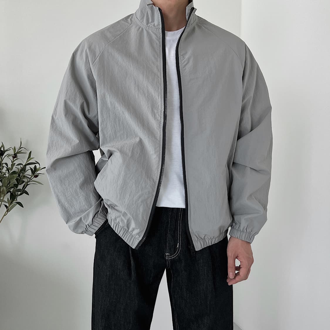 (새상품) RODENTY 그레이 바람막이 M (95~100) 상품이미지1