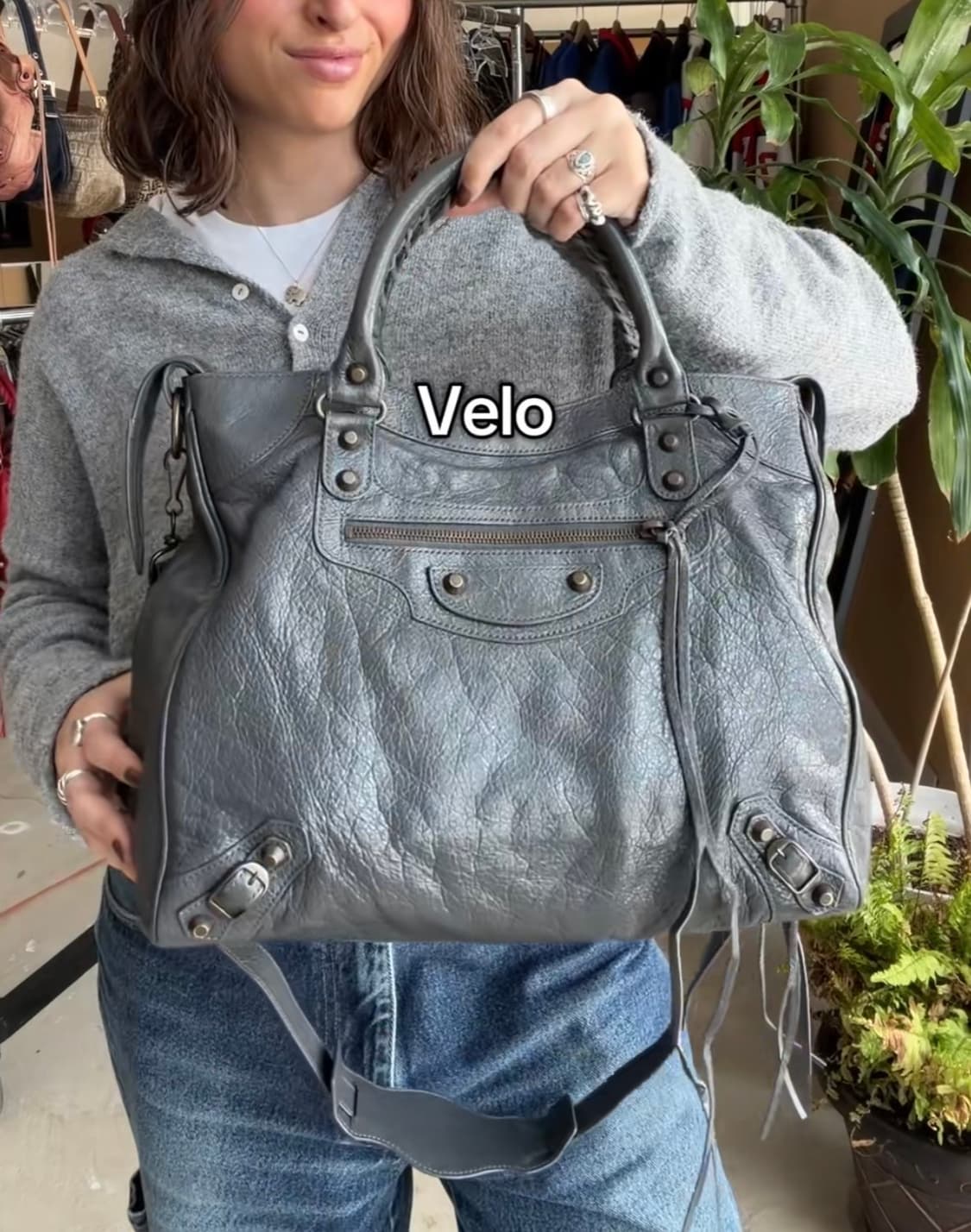 발렌시아가 정품 모터백 시티백 Velo 상품이미지7