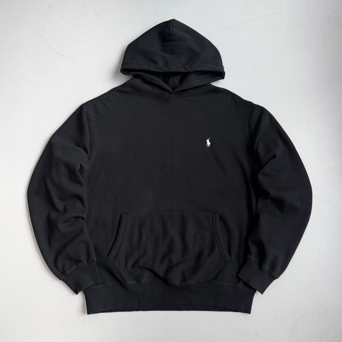 폴로 포니 후드티 블랙 상품이미지2