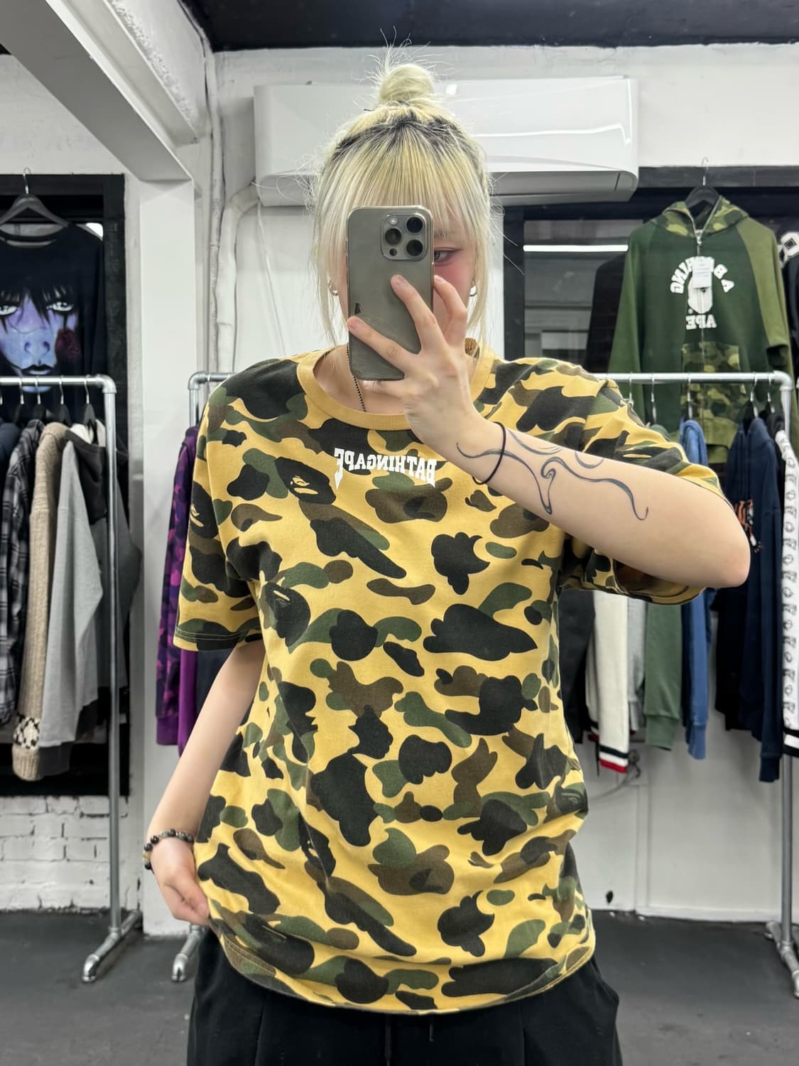 베이프 WGM 황계 티셔츠 상품이미지2