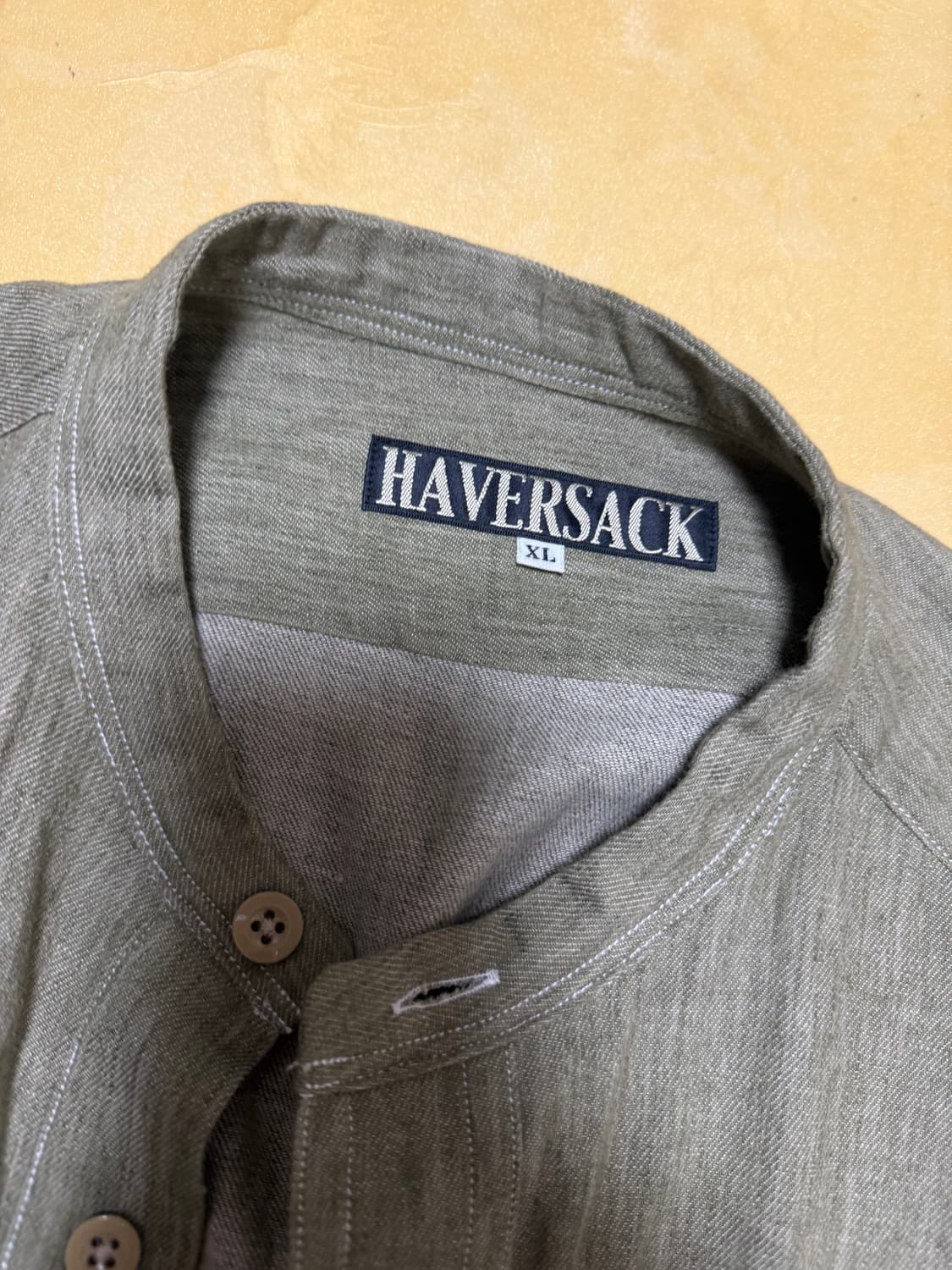 HAVERSACK 하버색 일본 명품 린넨 마 셔츠 남방 105XL  상품이미지2