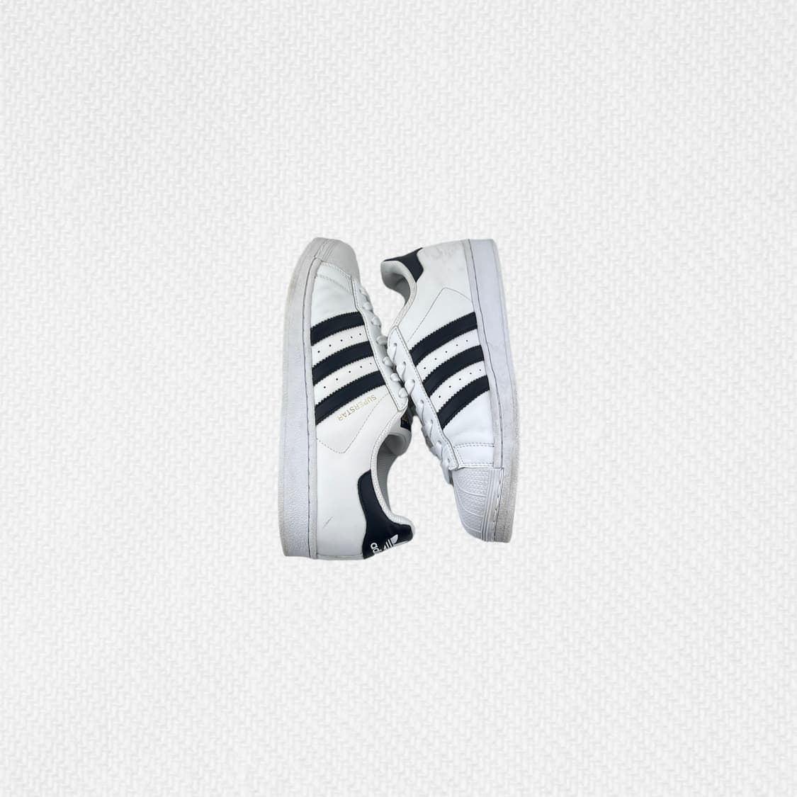 260 아디다스 슈퍼스타 파운데이션 화이트 블랙 상품이미지1