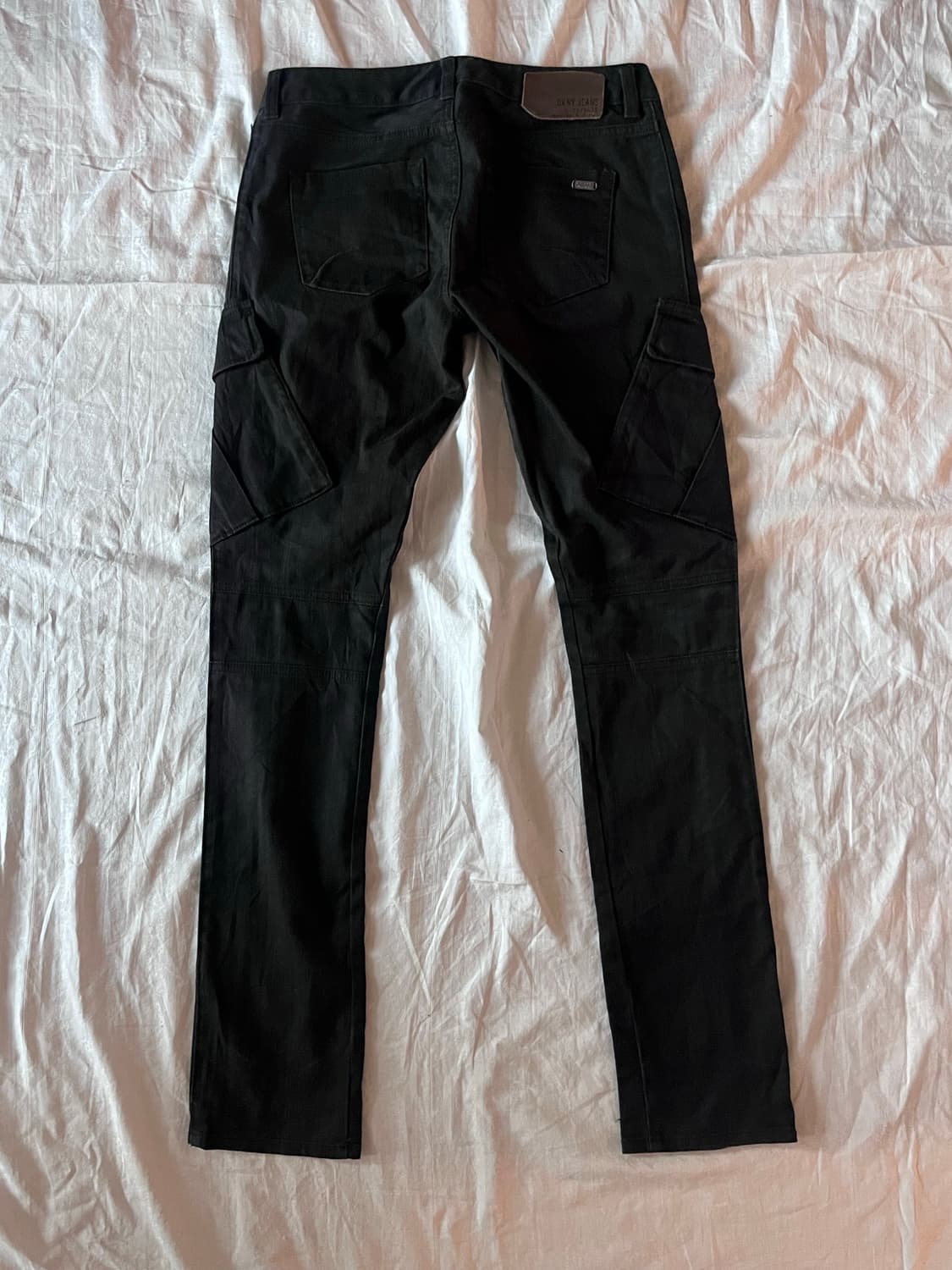 DKNY Jeans Black Biker Cargo Pants 상품이미지5