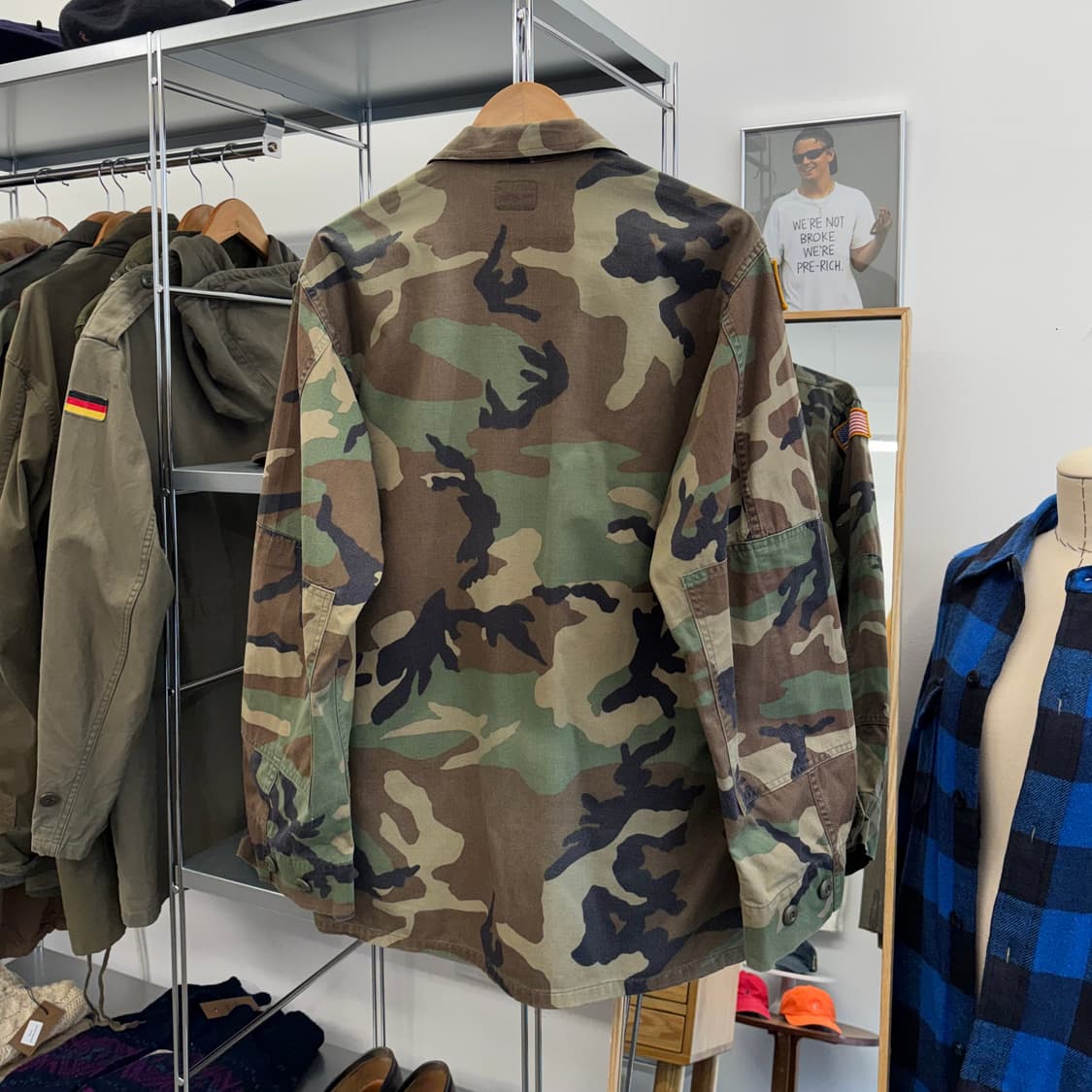 US Army 미군 우드랜드 카모 셔츠 자켓 (L)   상품이미지4