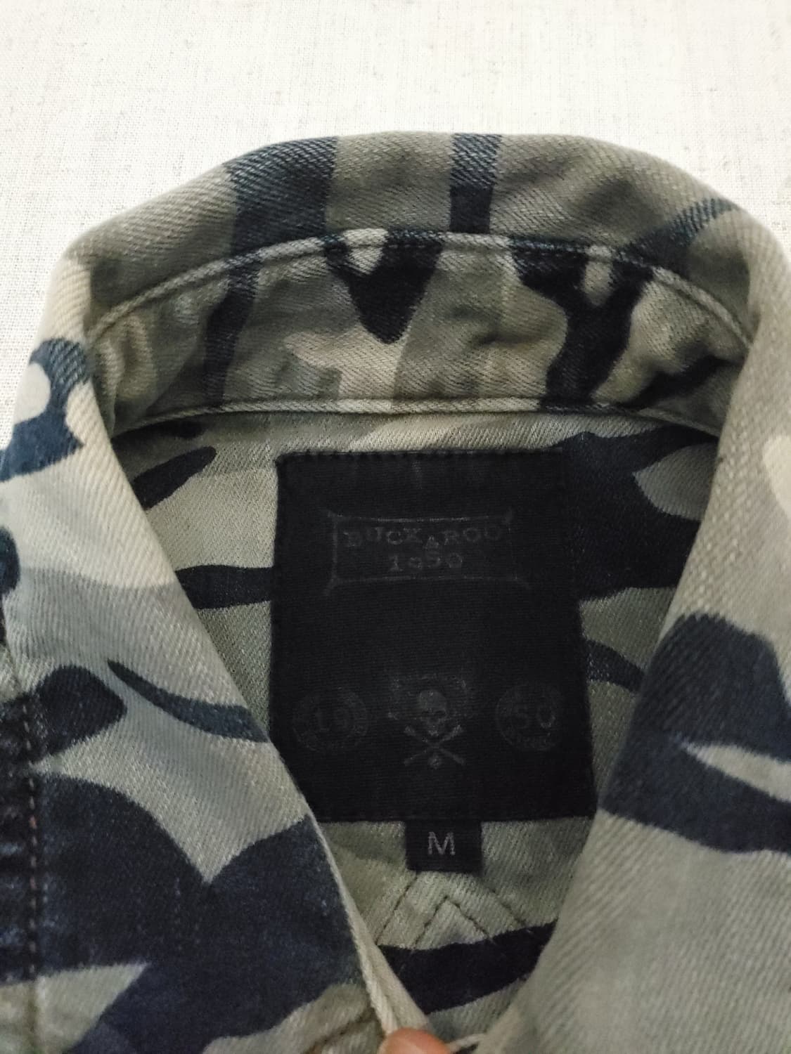 버커루 카모 밀리터리 셔츠 남방 m 상품이미지3