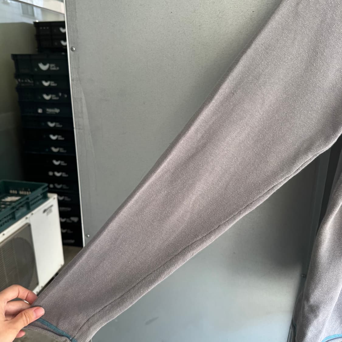 아르마니 익스체인지 스펠아웃 블럭 후디 니트 상품이미지6