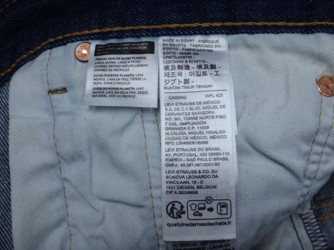 (36인치) 리바이스501 93 오리지널 핏 청바지 상품이미지8