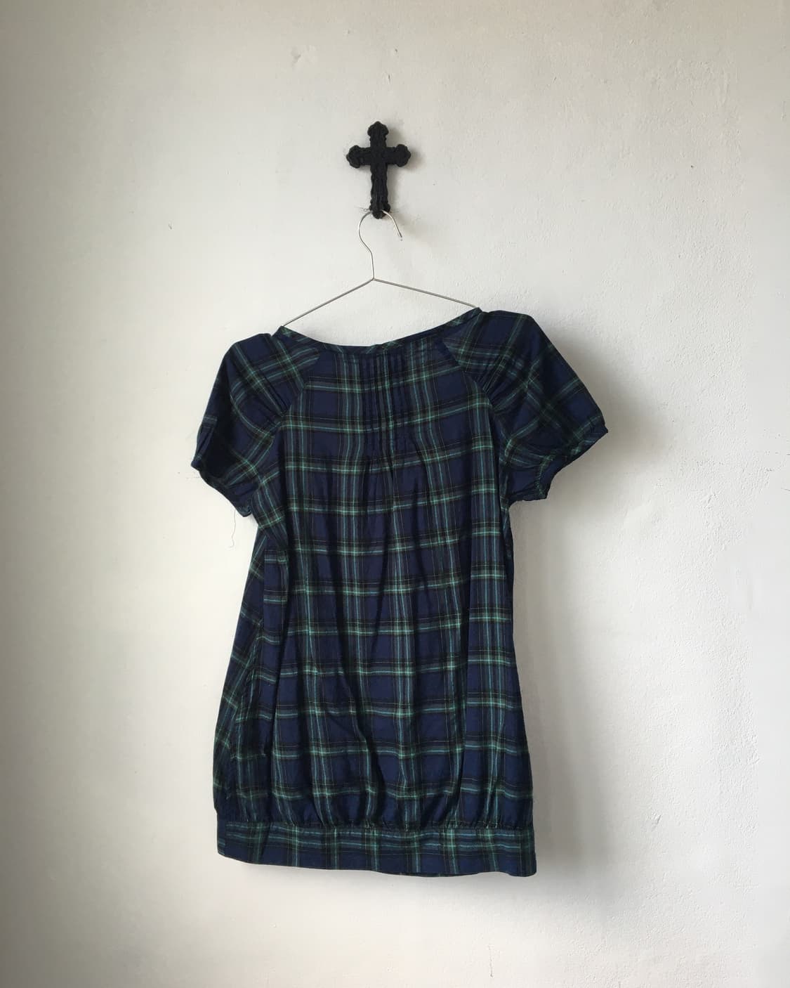 check pattern blouse 상품이미지3