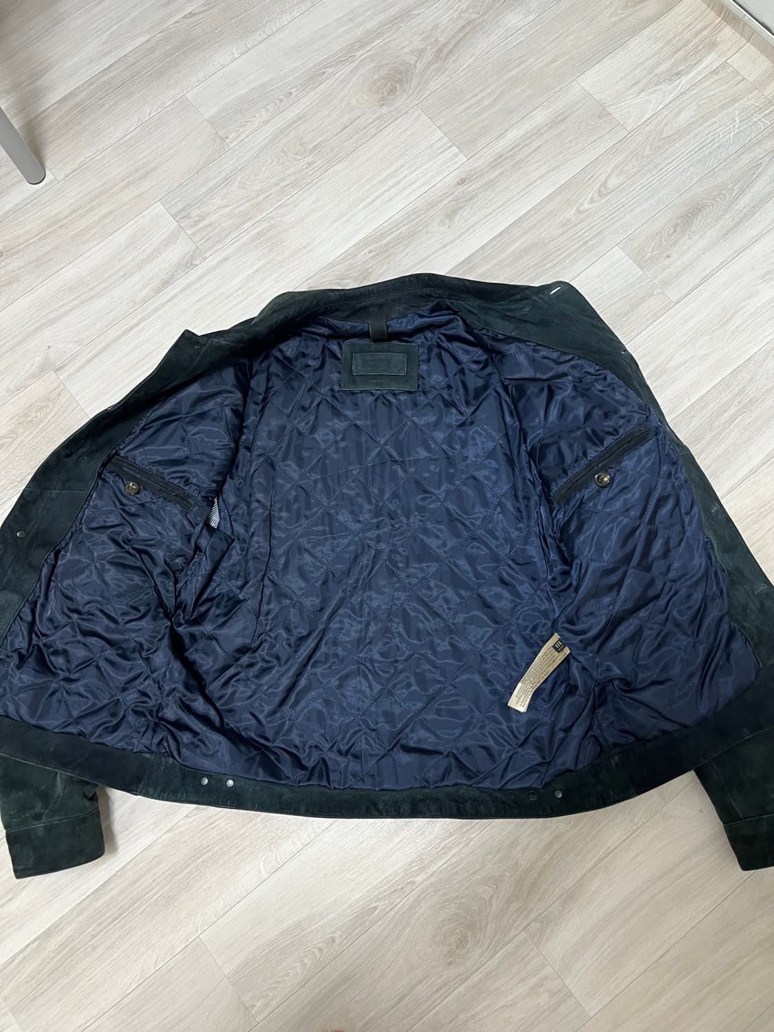 마시모두띠 스웨이드 레더 트럭커 자켓 상품이미지5