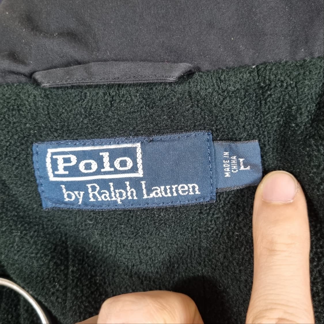 폴로 랄프로렌 블랙 바람막이 자켓 상품이미지5