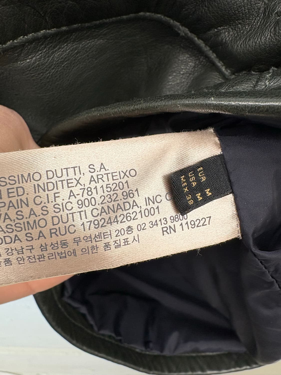 마시모두띠 양가죽 자켓 다크 그린 상품이미지9