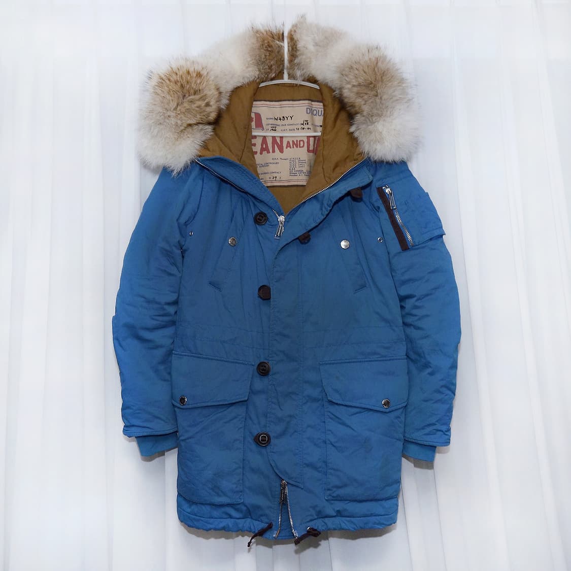 디스퀘어드 몬스터퍼 코튼 캔버스 N3B 야상 롱패딩 (46 / 100+) 상품이미지1