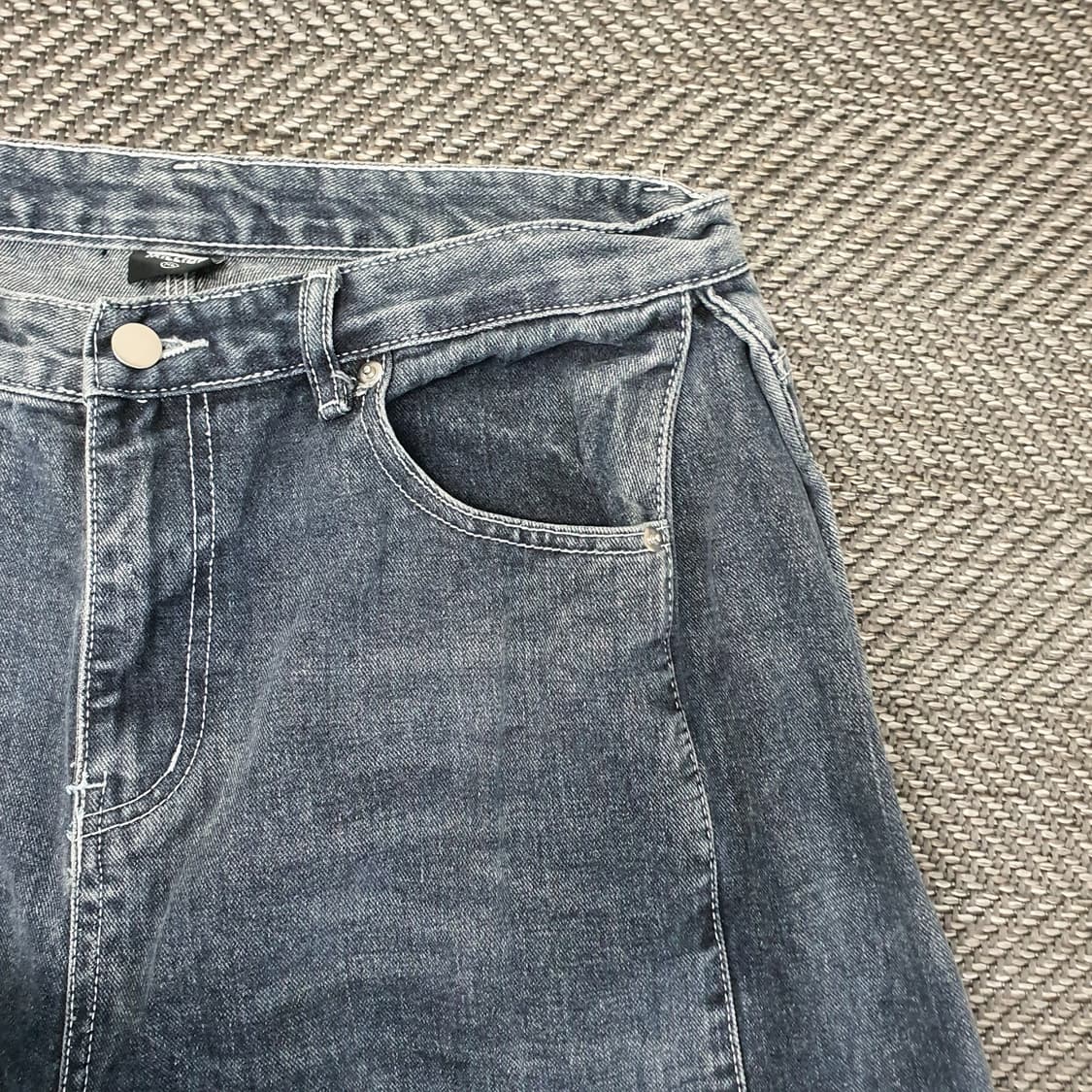 트릴리온 와이드 데님 청바지 남자34 상품이미지5