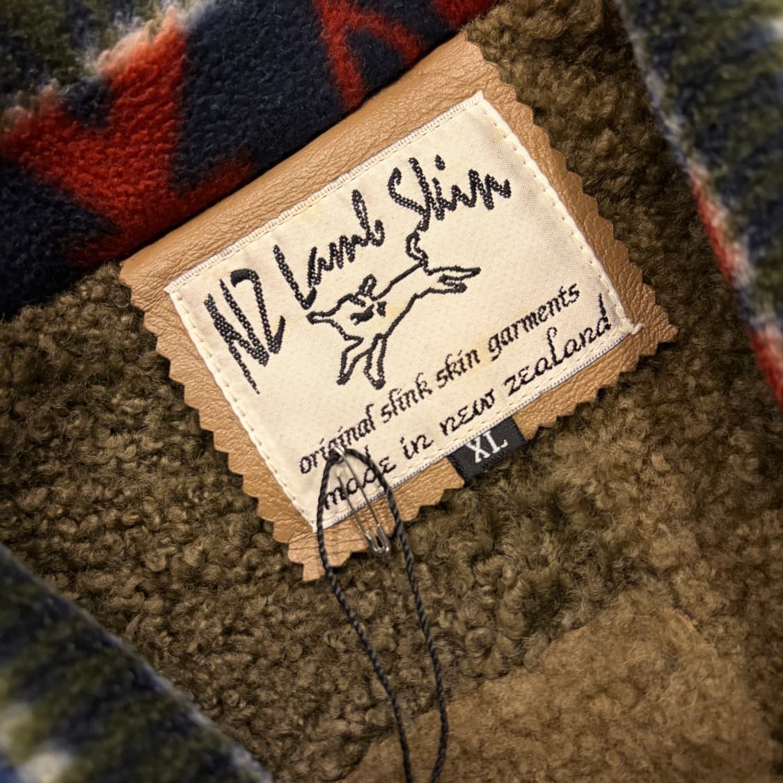 [XL] N2 에스닉 패턴 램스킨 플리스 집업 자켓 D497 상품이미지4