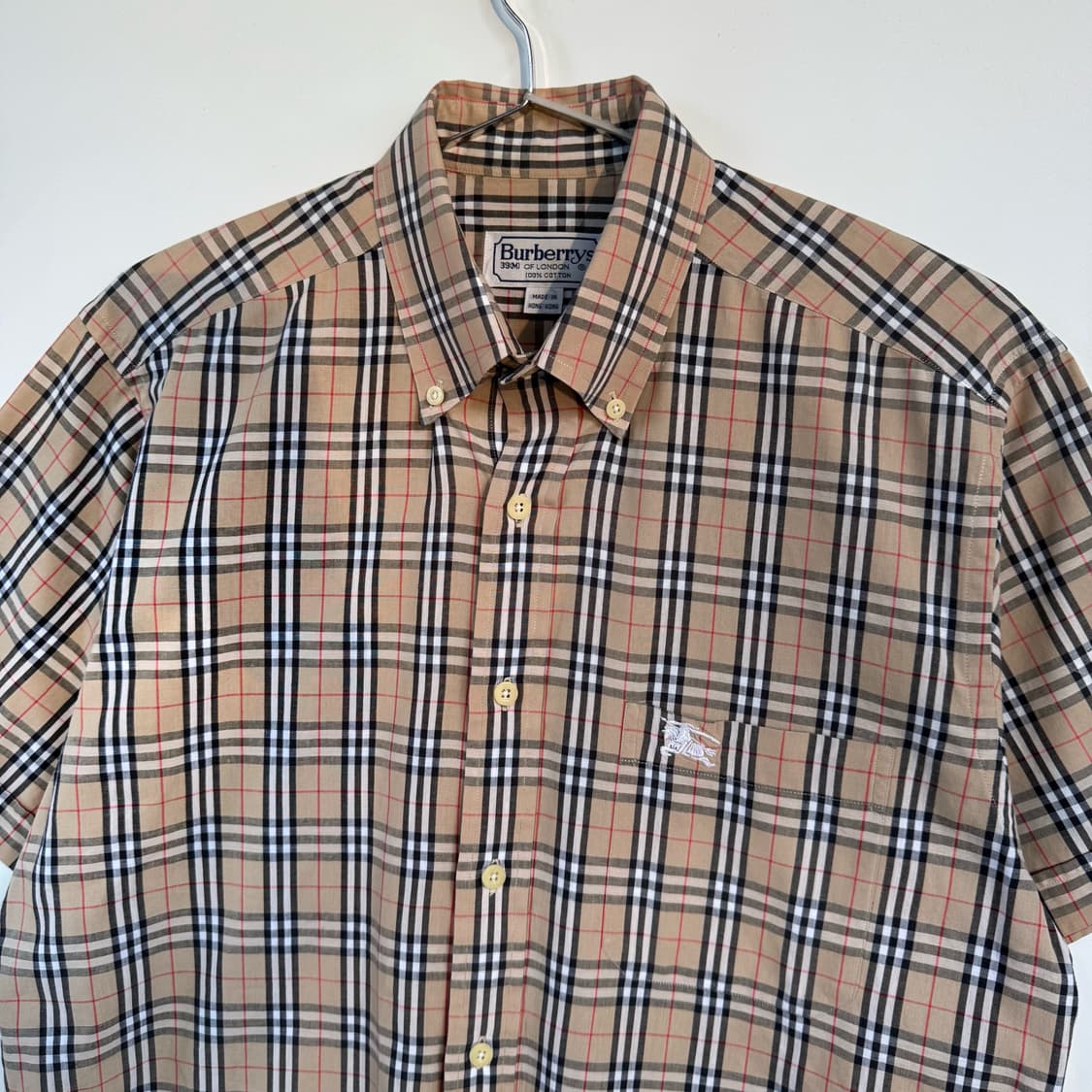 버버리 노바 체크 반팔 셔츠 상품이미지2