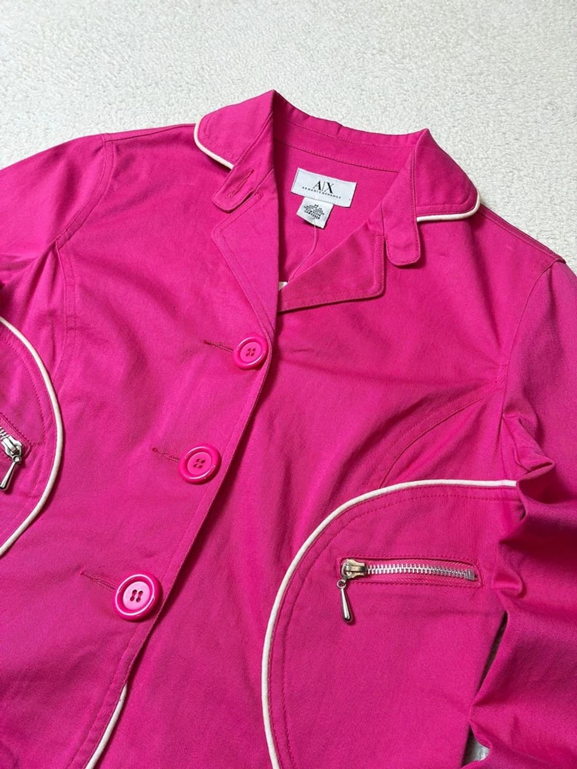 아르마니 익스체인지 00's 파이핑 라이더 자켓 PN7513 상품이미지2