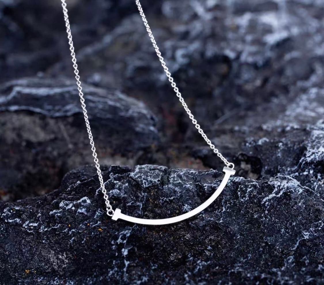 티파니앤코 스마일 팬던트 목걸이 실버 상품이미지1