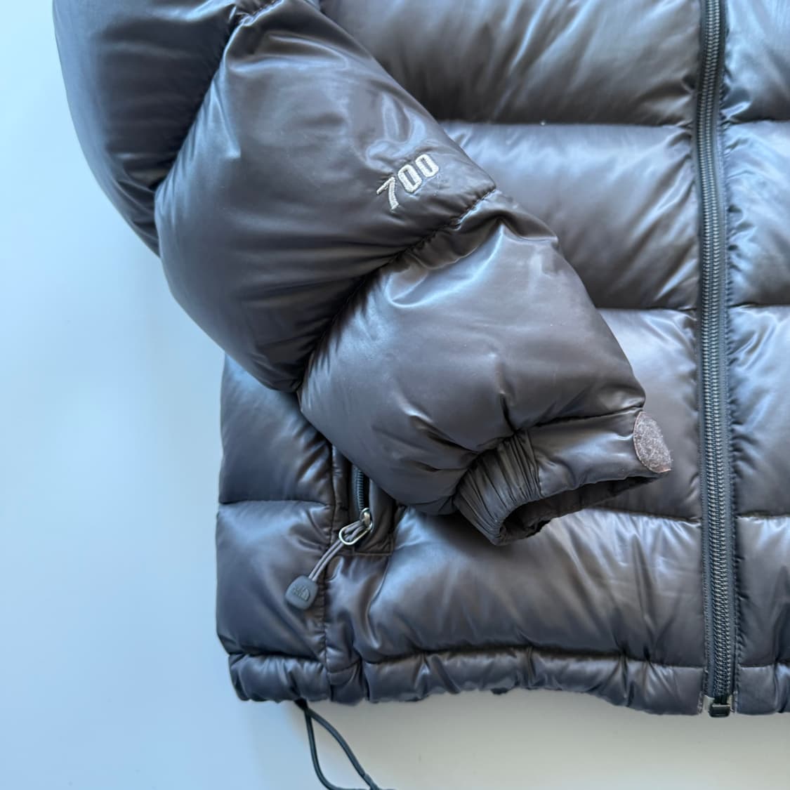 노스페이스 700 스킴스맛 패딩 그레이  상품이미지6