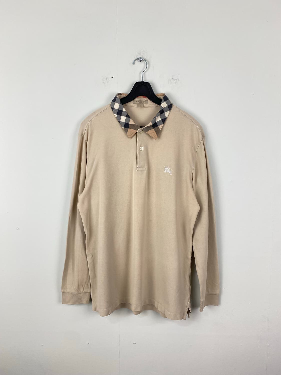 버버리 노바체크 긴팔 PK 카라티 L 상품이미지1