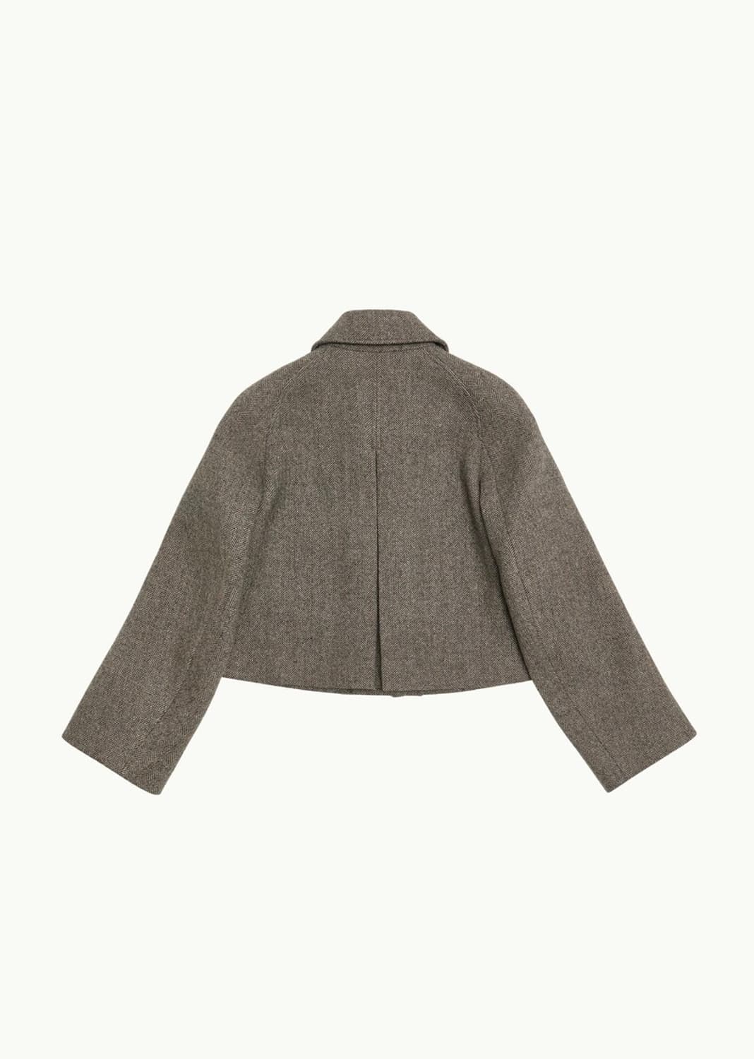 Amomento wide crop coat 0size 상품이미지4