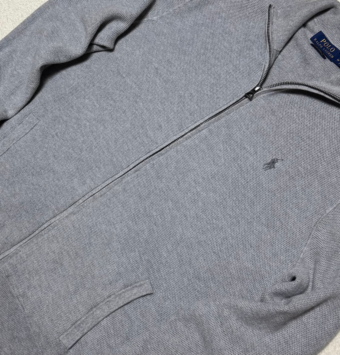 폴로 랄프로렌 그레이 니트집업 상품이미지3
