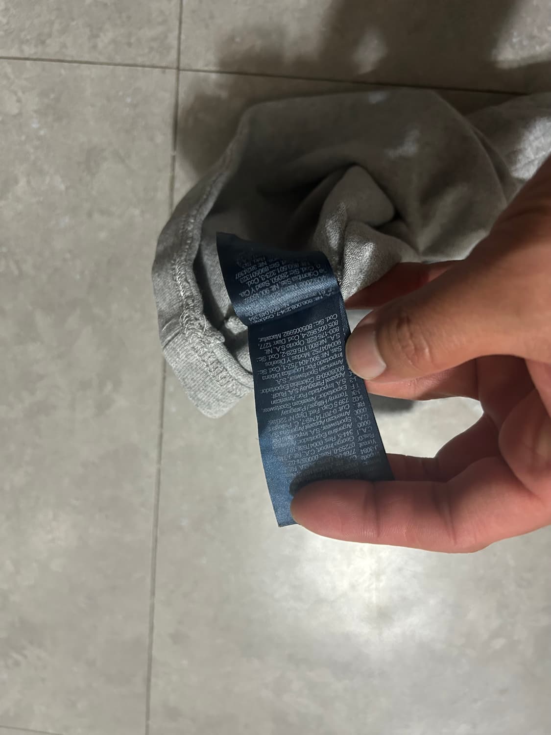타미힐피거  그레이컬러 빈티지 숏슬리브 티셔츠 55~66size   상품이미지6