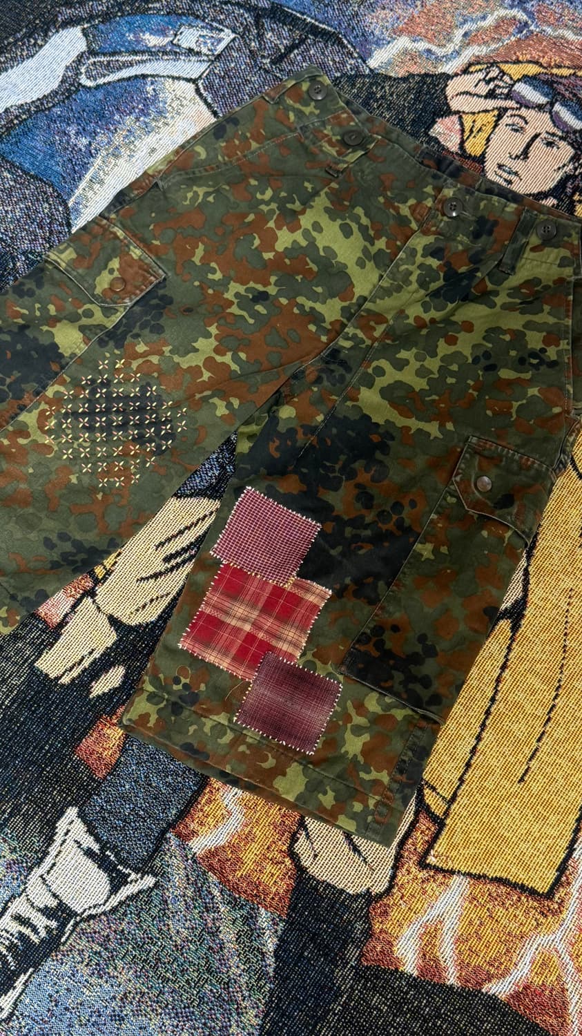 90’s 독일군 Army Flecktarn Half Trousers 상품이미지3