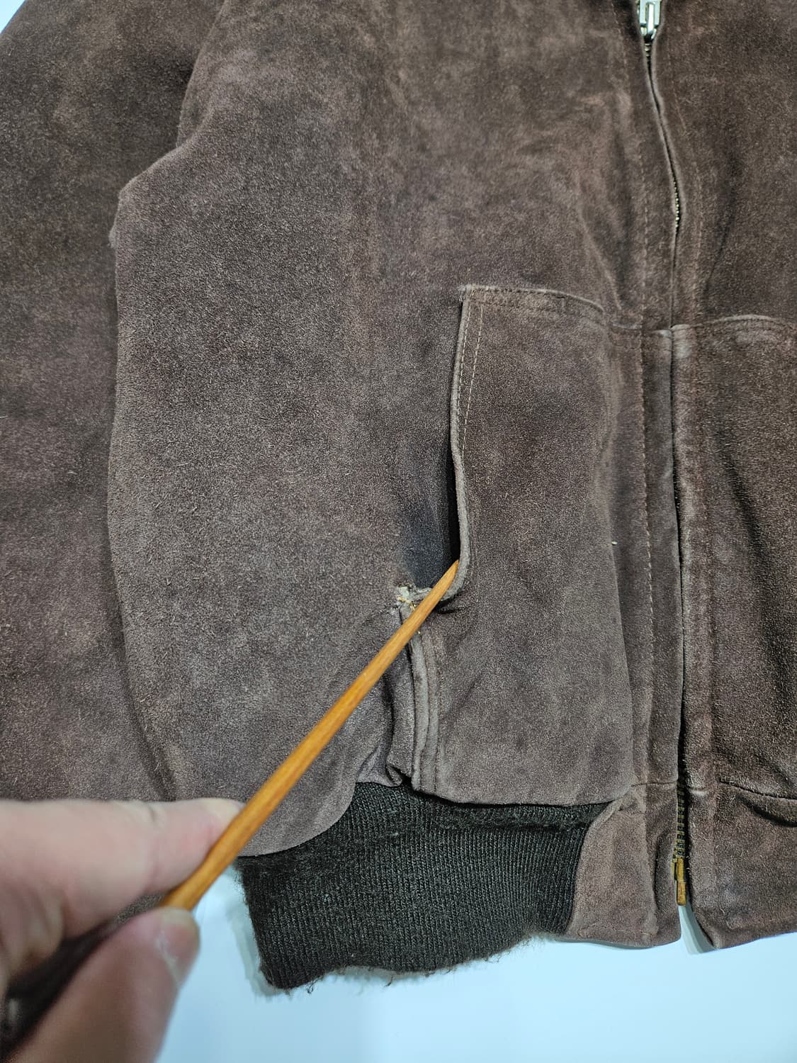 쇼트 아카이브 스웨이드 액티브 후드자켓[48] 상품이미지4