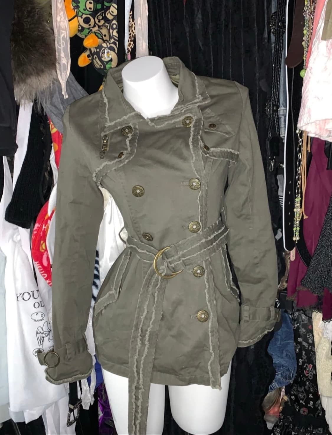 D.I.A 카키 자켓 갸루 상품이미지1