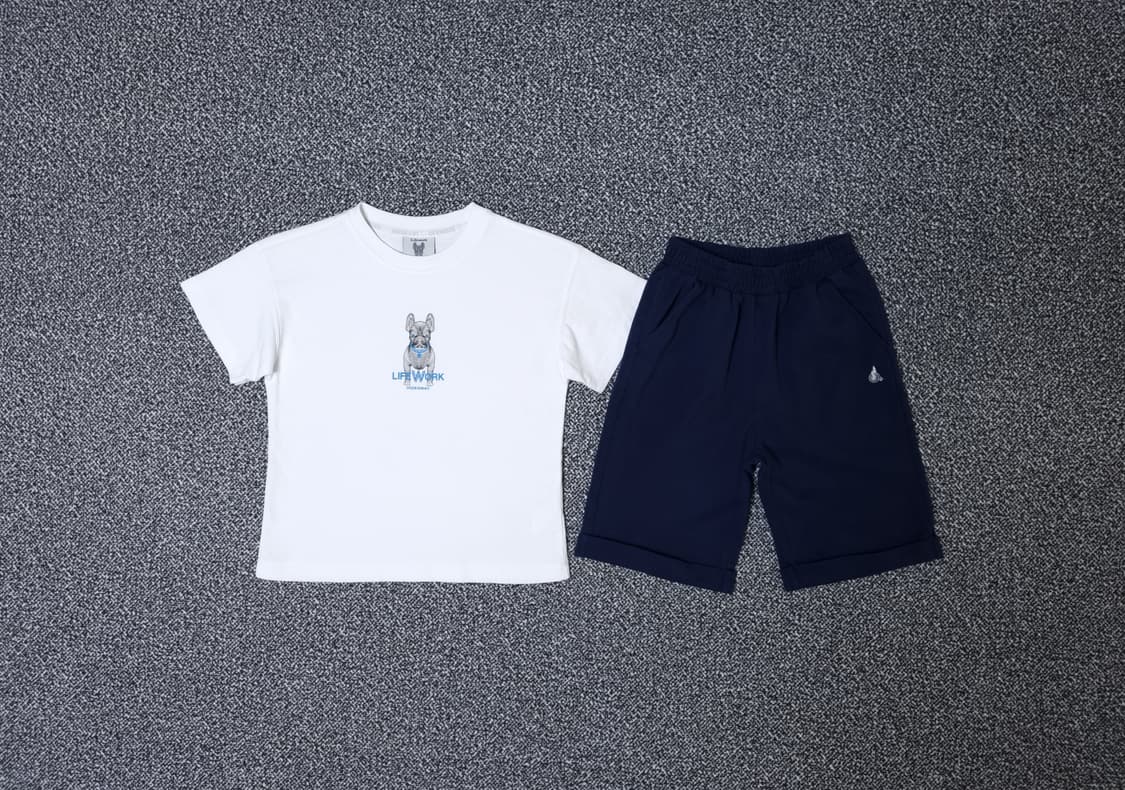 [무료배송][130]라이프워크/빈폴 키즈 반팔티 반바지 일괄판매 상품이미지1