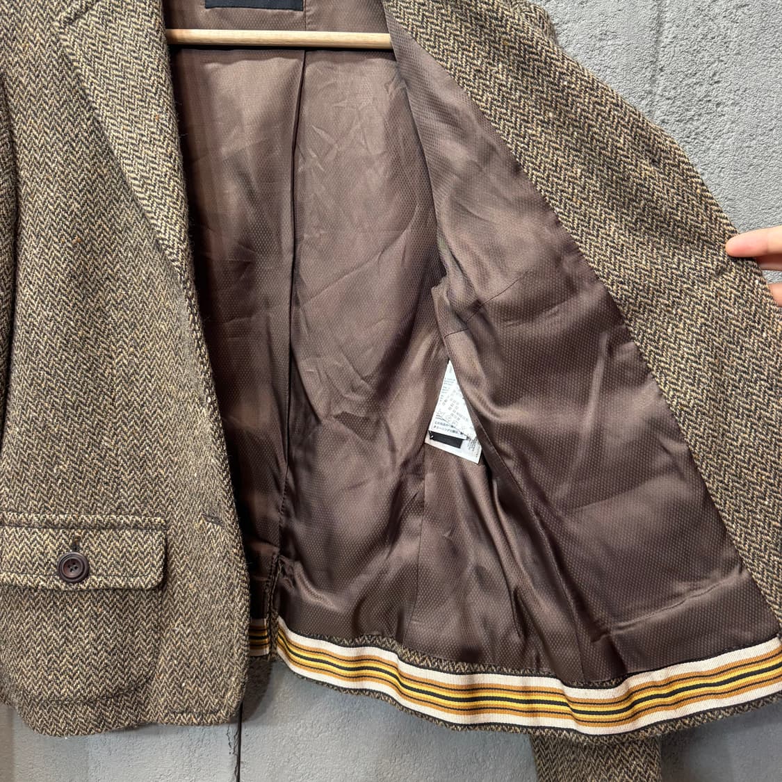 막스마라 위켄드 해링본 울 자켓   상품이미지4