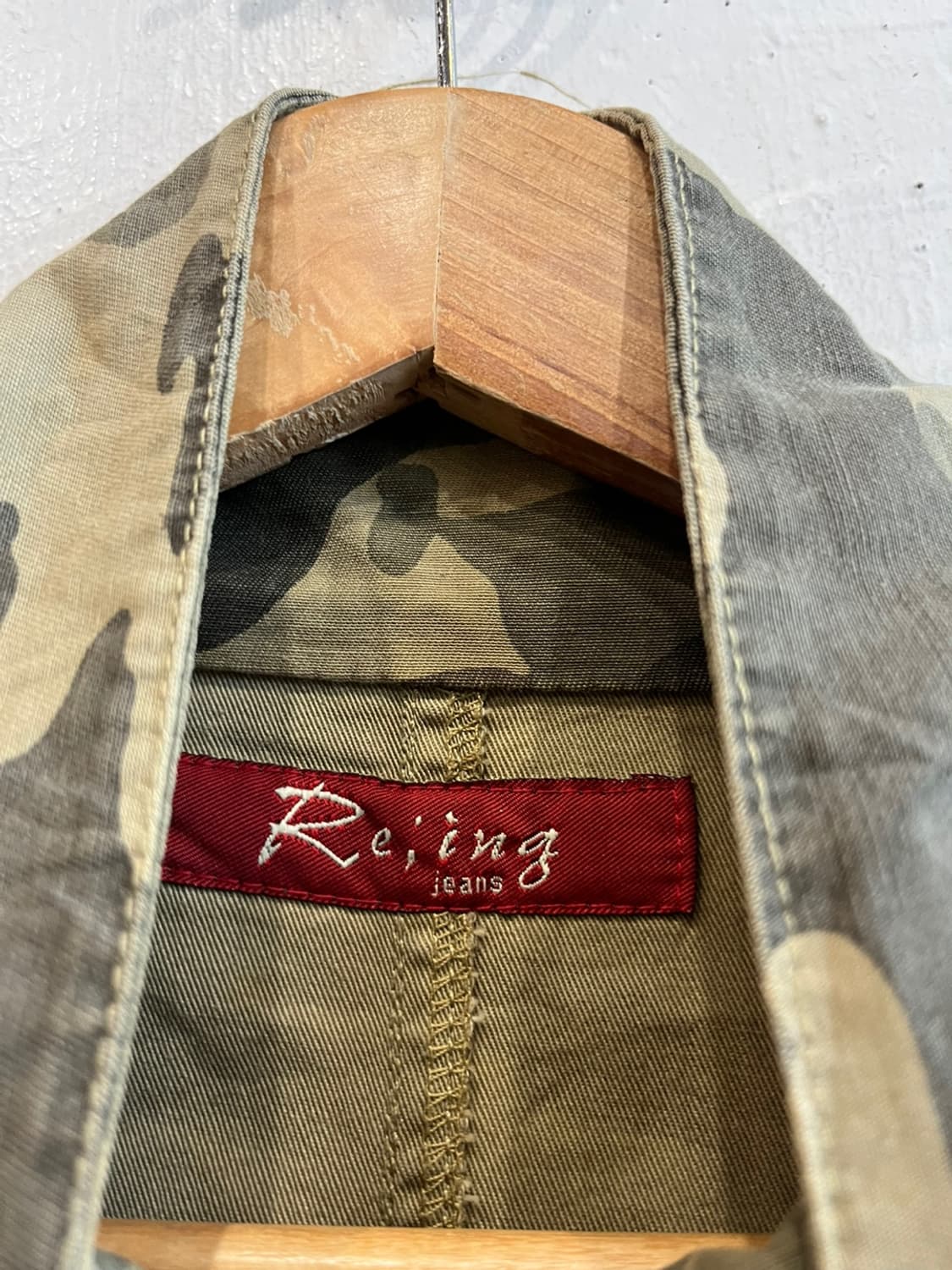 Reing Jeans JPN 카모플라쥬 자켓 우먼즈 상품이미지5