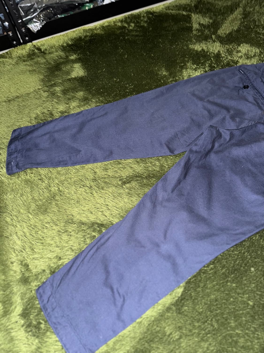 [S] Beams 빔즈 재팬 크롭 워시드 치노 팬츠 네이비 상품이미지9