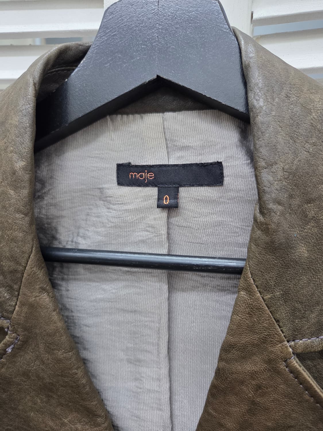 마쥬 양가죽 라이더 자켓 상품이미지2