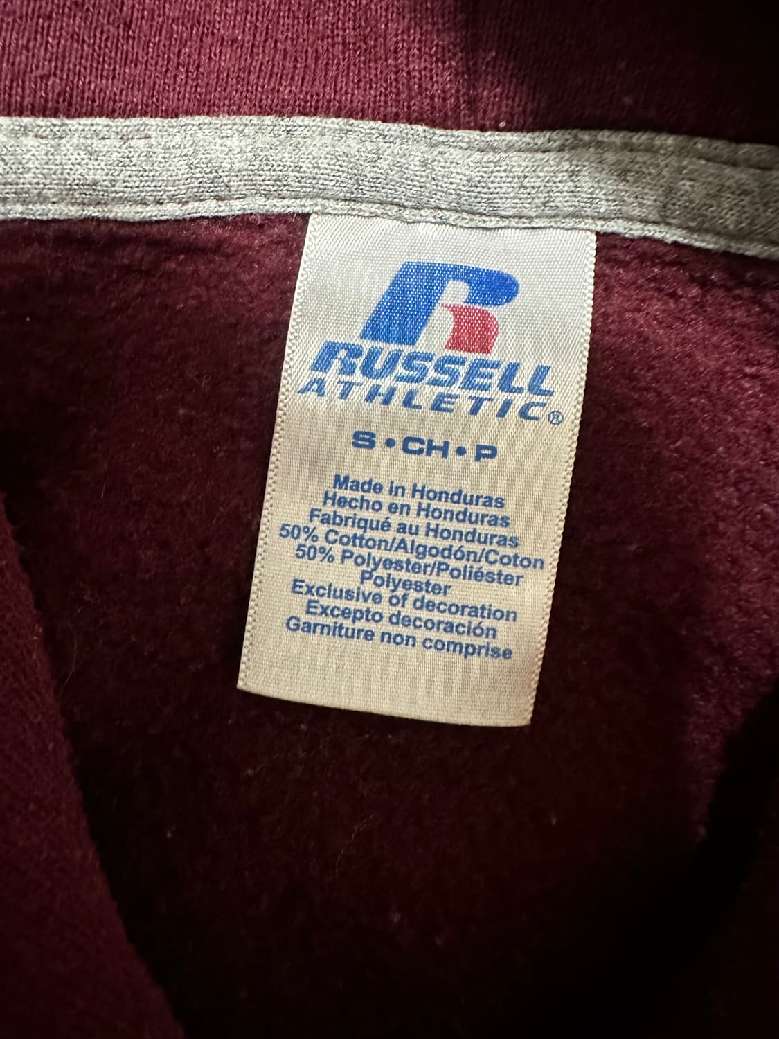러셀 노던 스테이트 울브스 버건디 후드티 상품이미지5