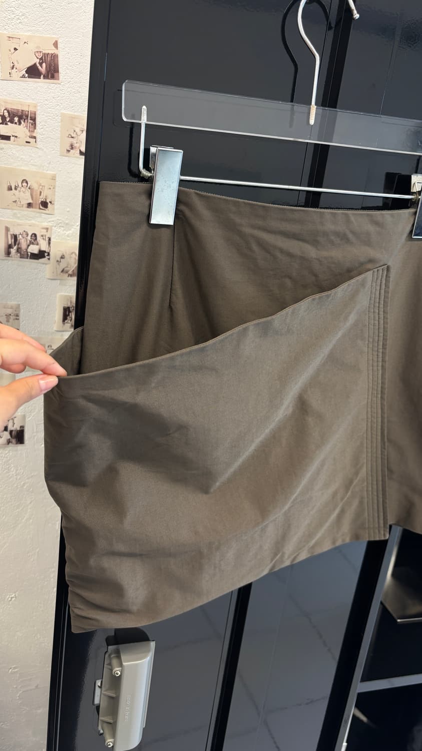 JIL SANDER asymmetrical flap mini skirt 상품이미지5
