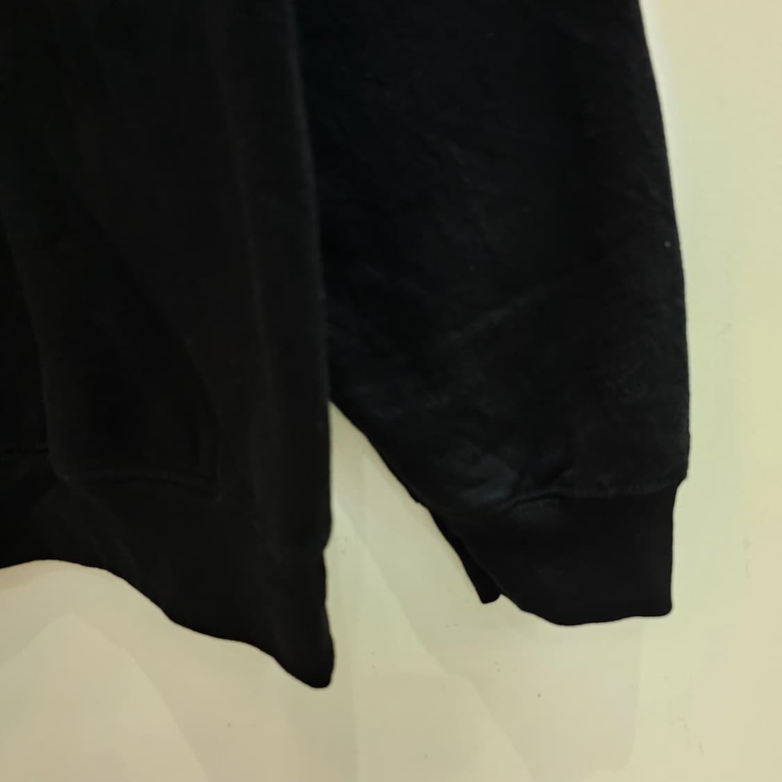 길단 블랙 맨투맨 기모 스웻셔츠  상품이미지4