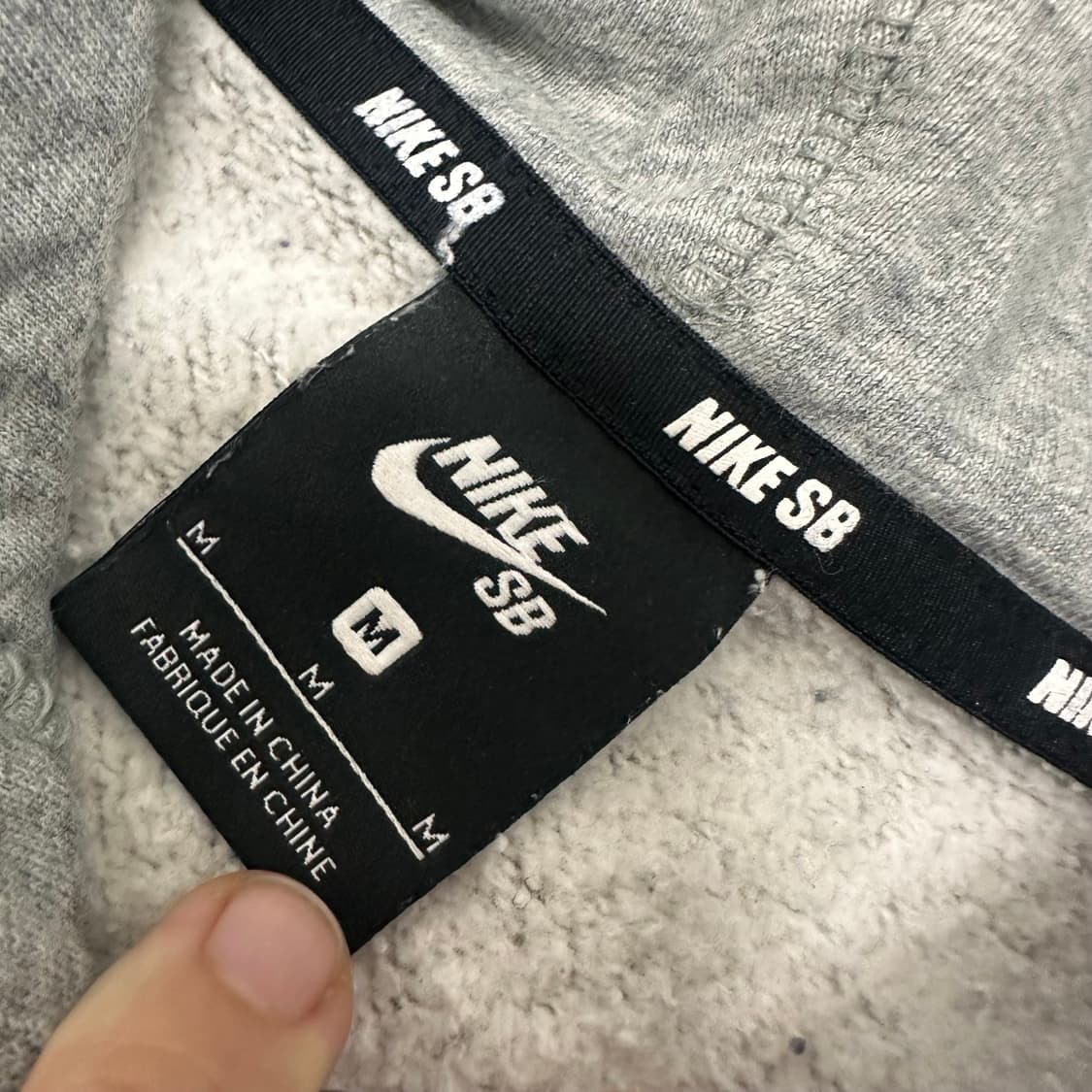 NIKE 나이키 기모 후드집업 그레이 M 상품이미지4