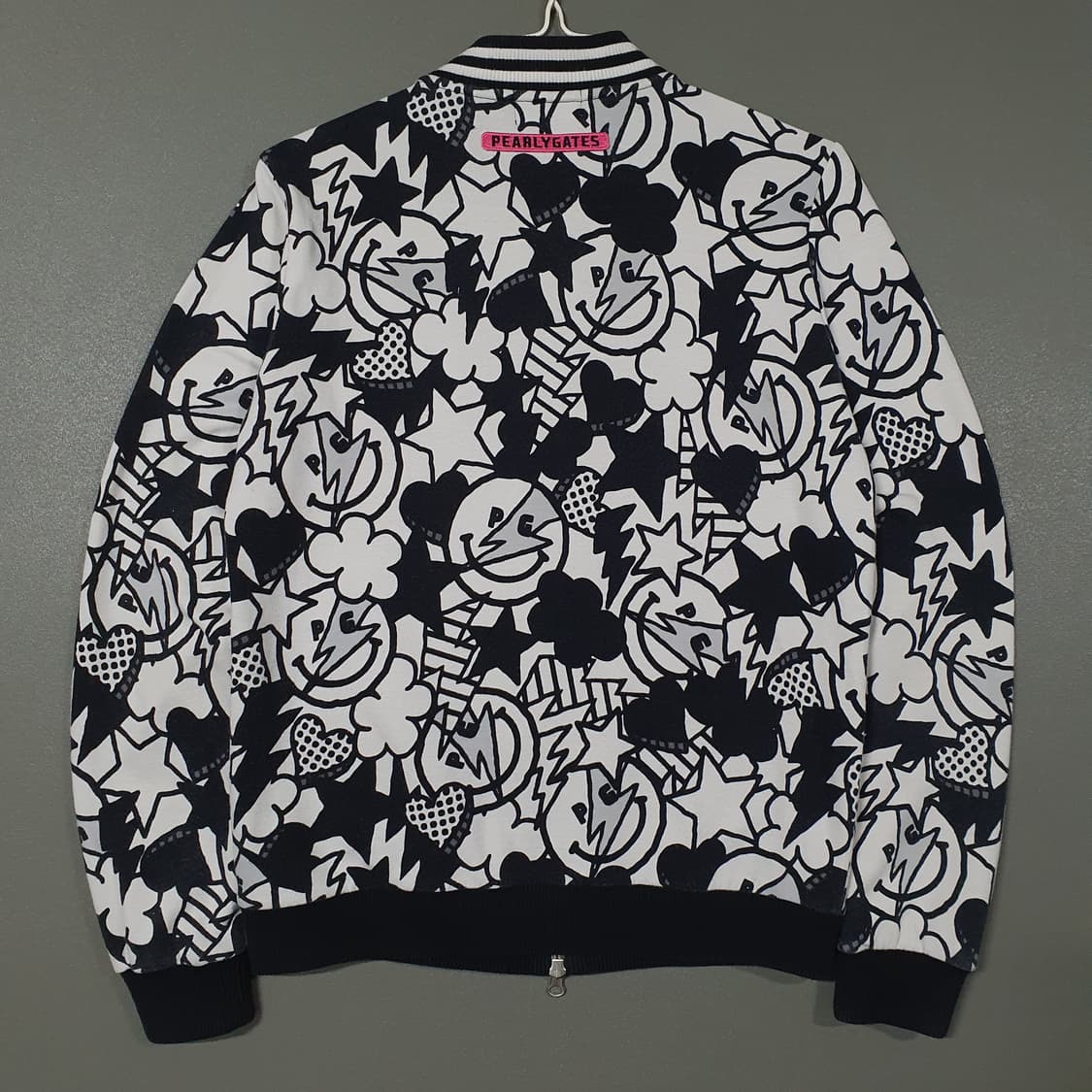 여성 95 파리게이츠 골프 글램 슬램 올오버 그래픽 패턴 코튼 져지 자켓 상품이미지8