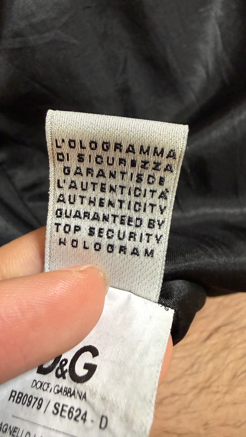 00‘s D&G 워싱 비대칭 라이더 자켓 50 상품이미지6