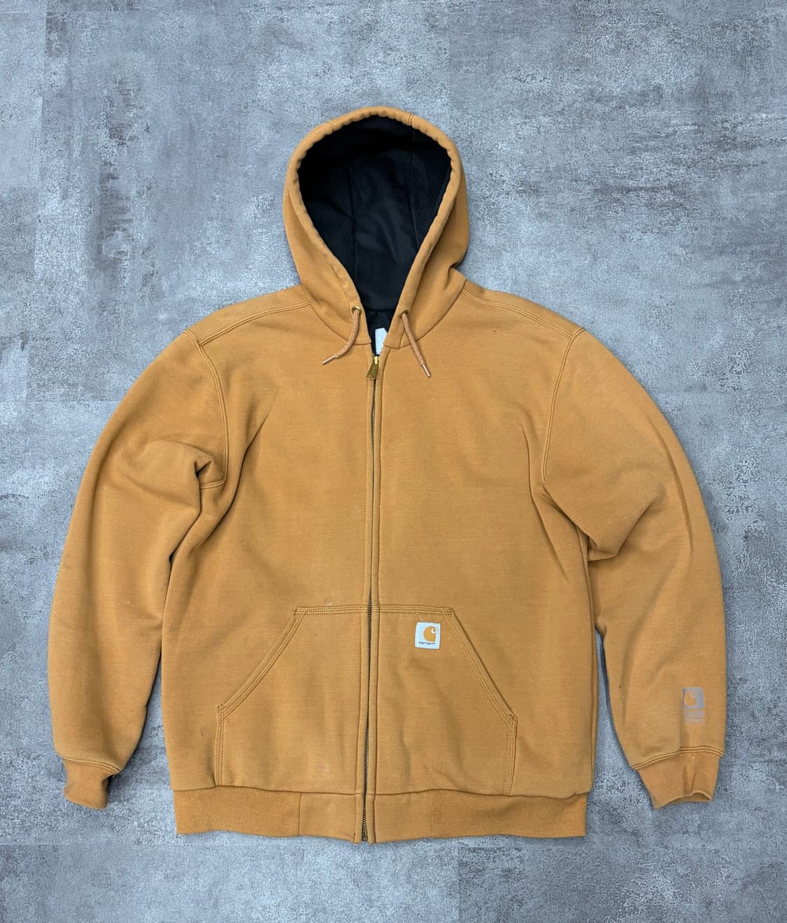 칼하트 브라운 써멀후드 집업  상품이미지1