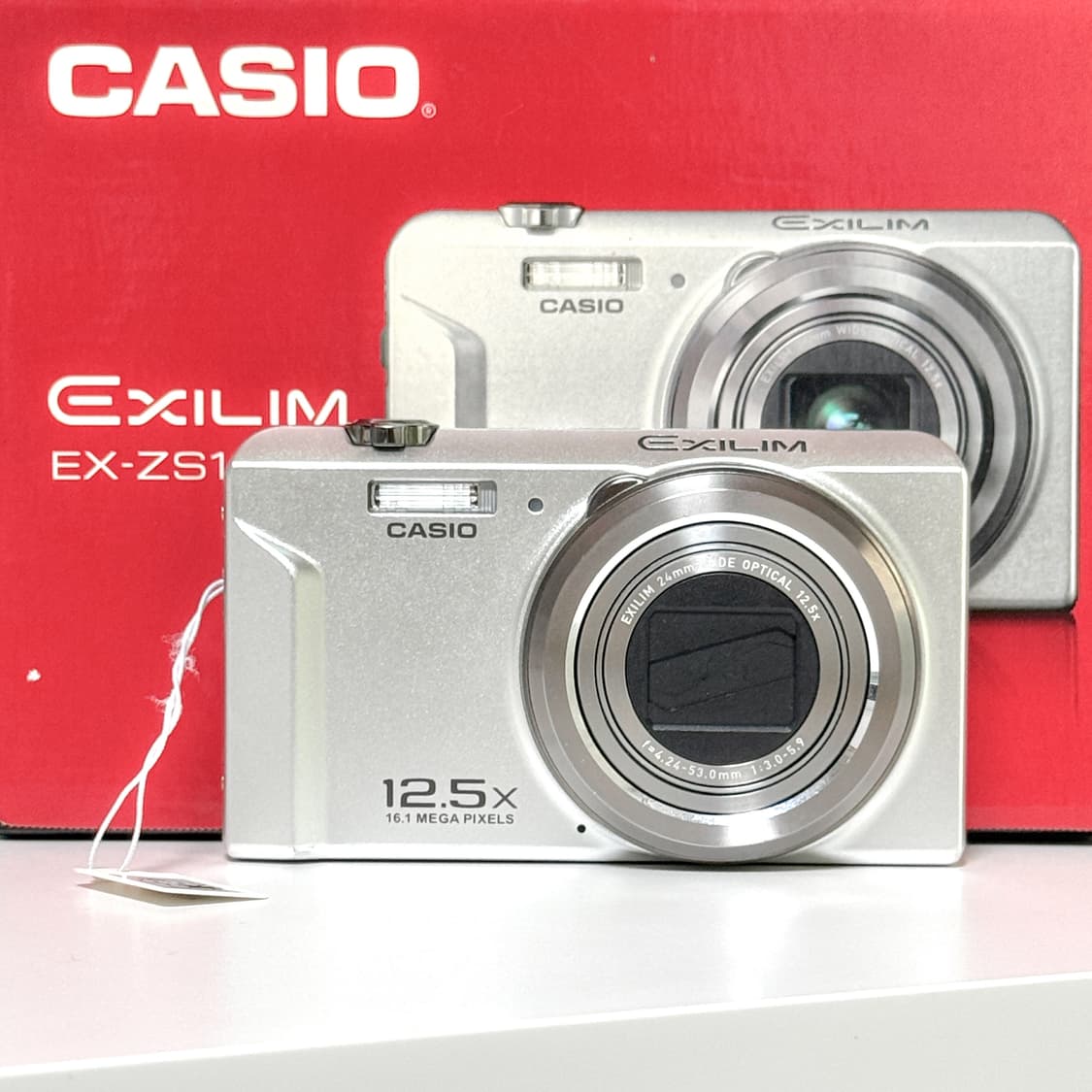 카시오 엑슬림 ZS160 실버 빈티지디카 상품이미지6