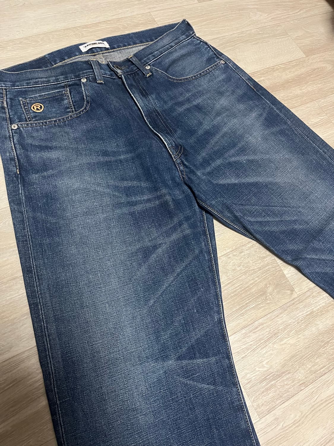 [M] 00s 베이프 OG 데님 중청 상품이미지3