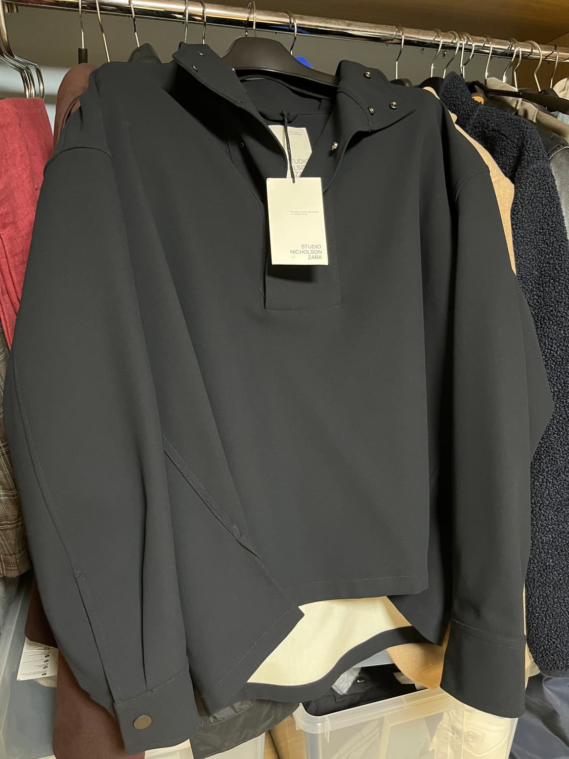 자라 스튜디오 니콜슨 캥거루 오버셔츠 xl 상품이미지2