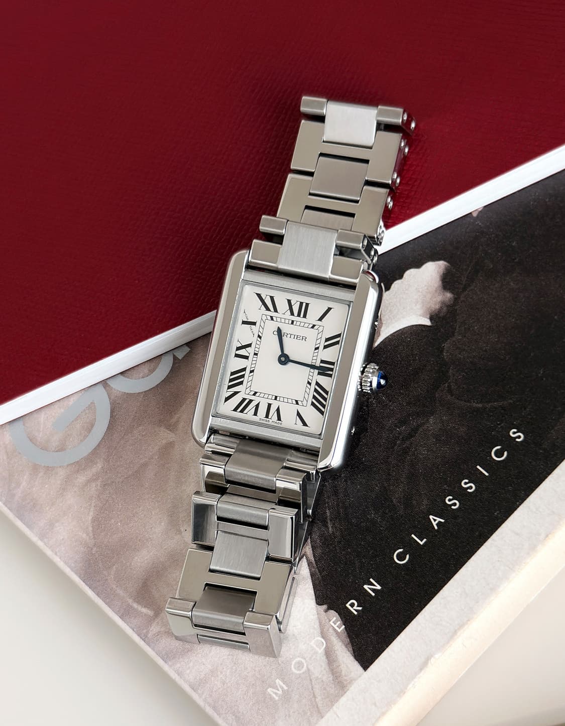 까르띠에 탱크 솔로 스틸 sm 사이즈 시계 상품이미지4