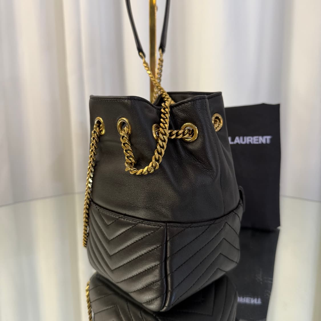 생로랑 조 미니 체인 버킷백 상품이미지5